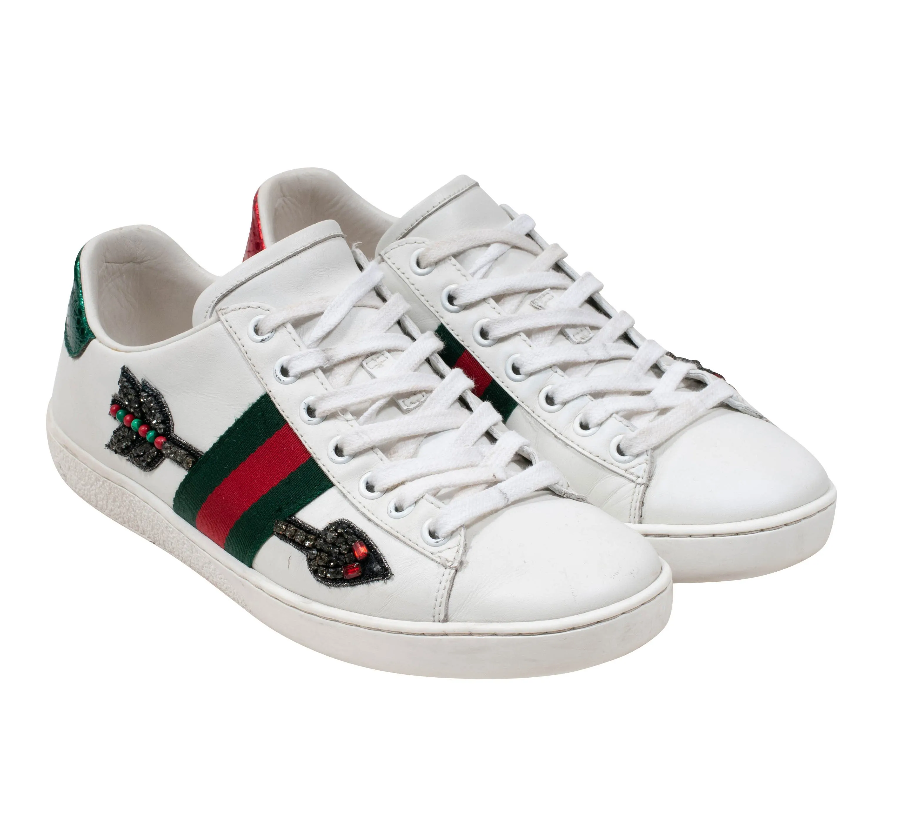 Ace Embroidered Arrow Sneakers