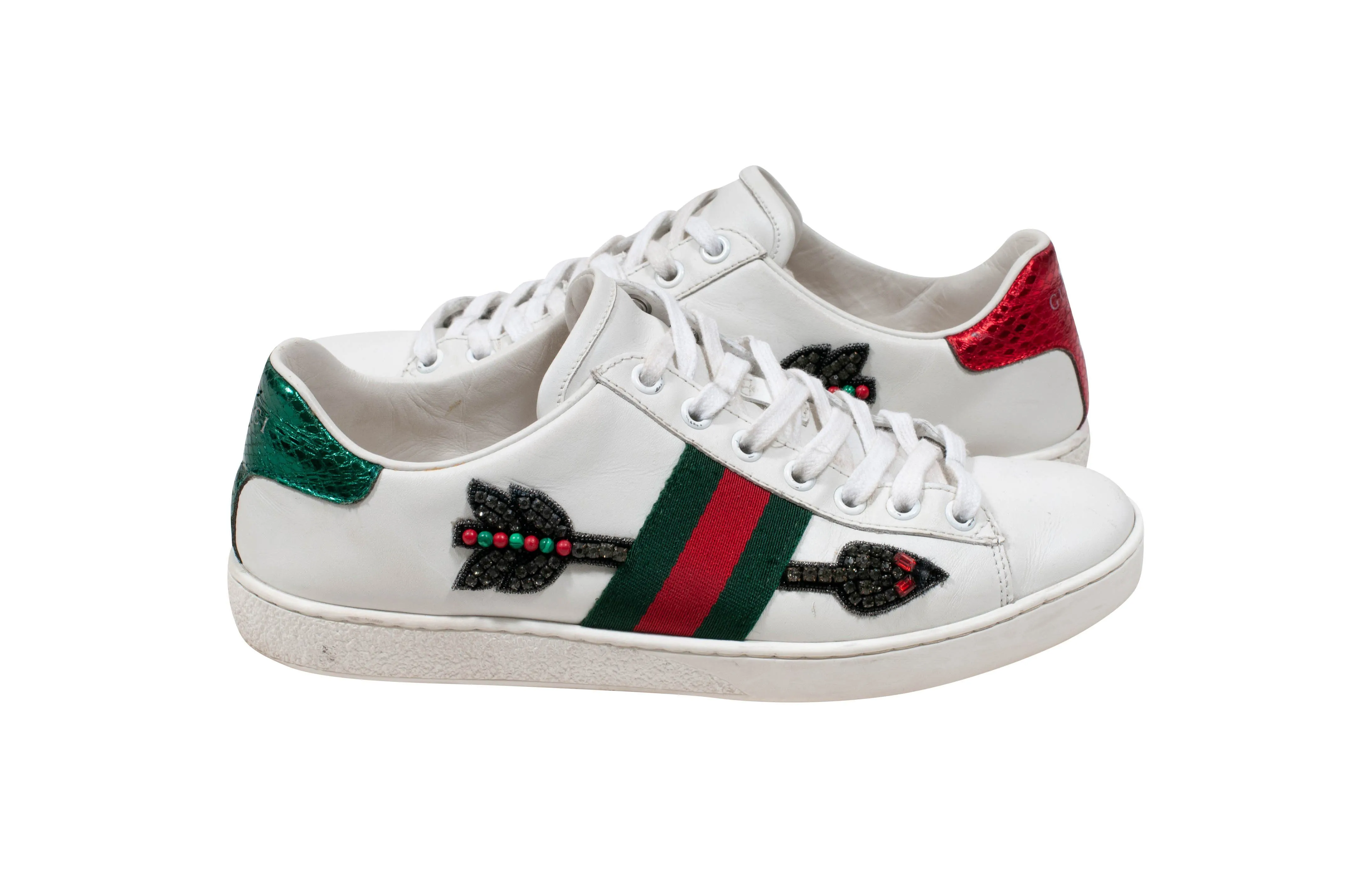 Ace Embroidered Arrow Sneakers