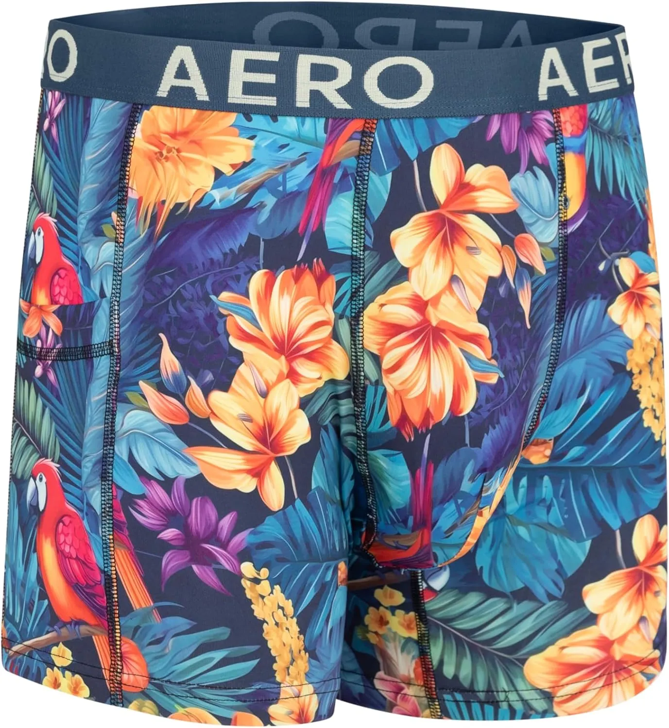Aeropostale Mens Performance Compression Boxer Briefs Underwear Athletic Shorts, Baselayer Running Workout Fitness Shorts