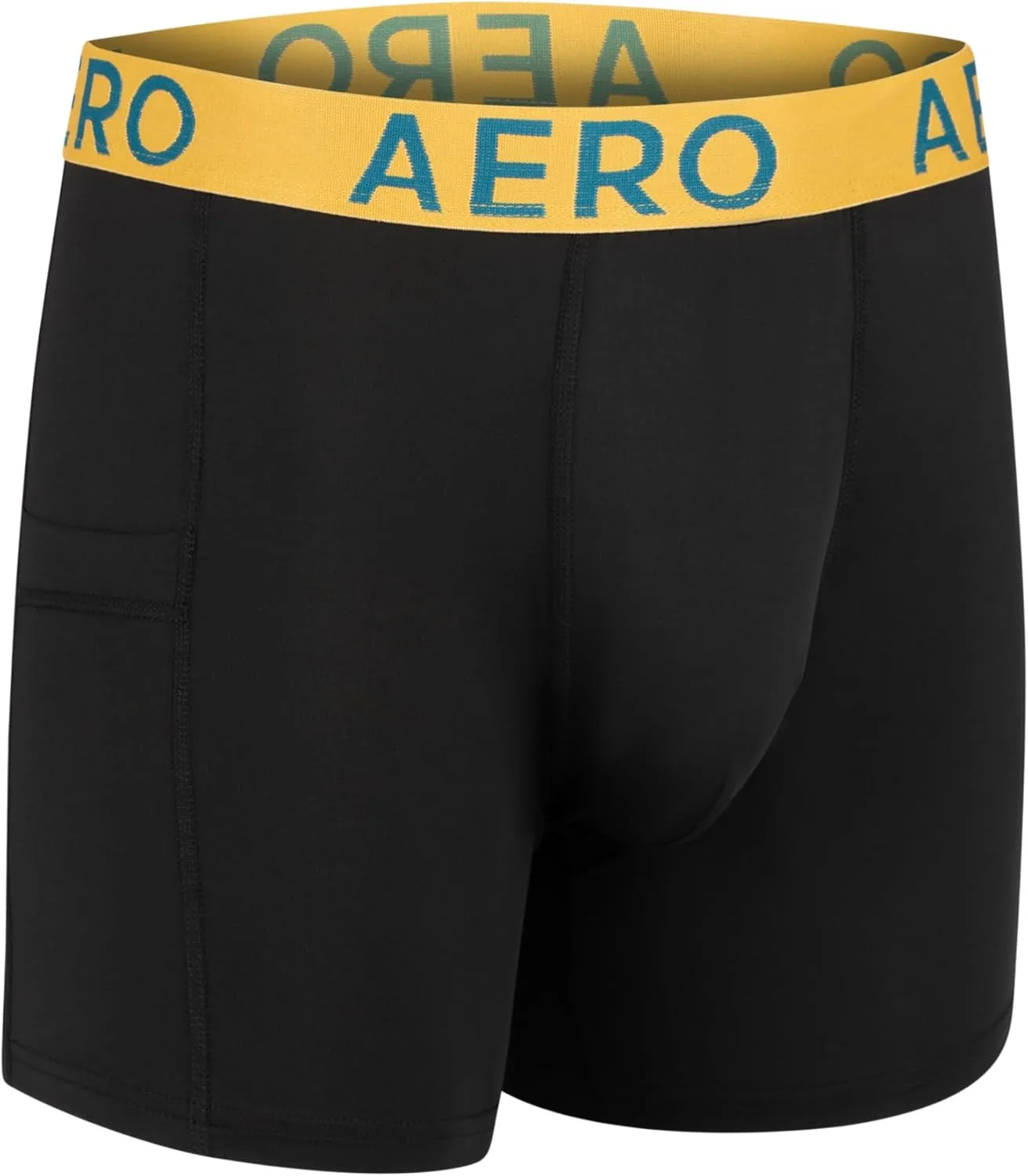 Aeropostale Mens Performance Compression Boxer Briefs Underwear Athletic Shorts, Baselayer Running Workout Fitness Shorts