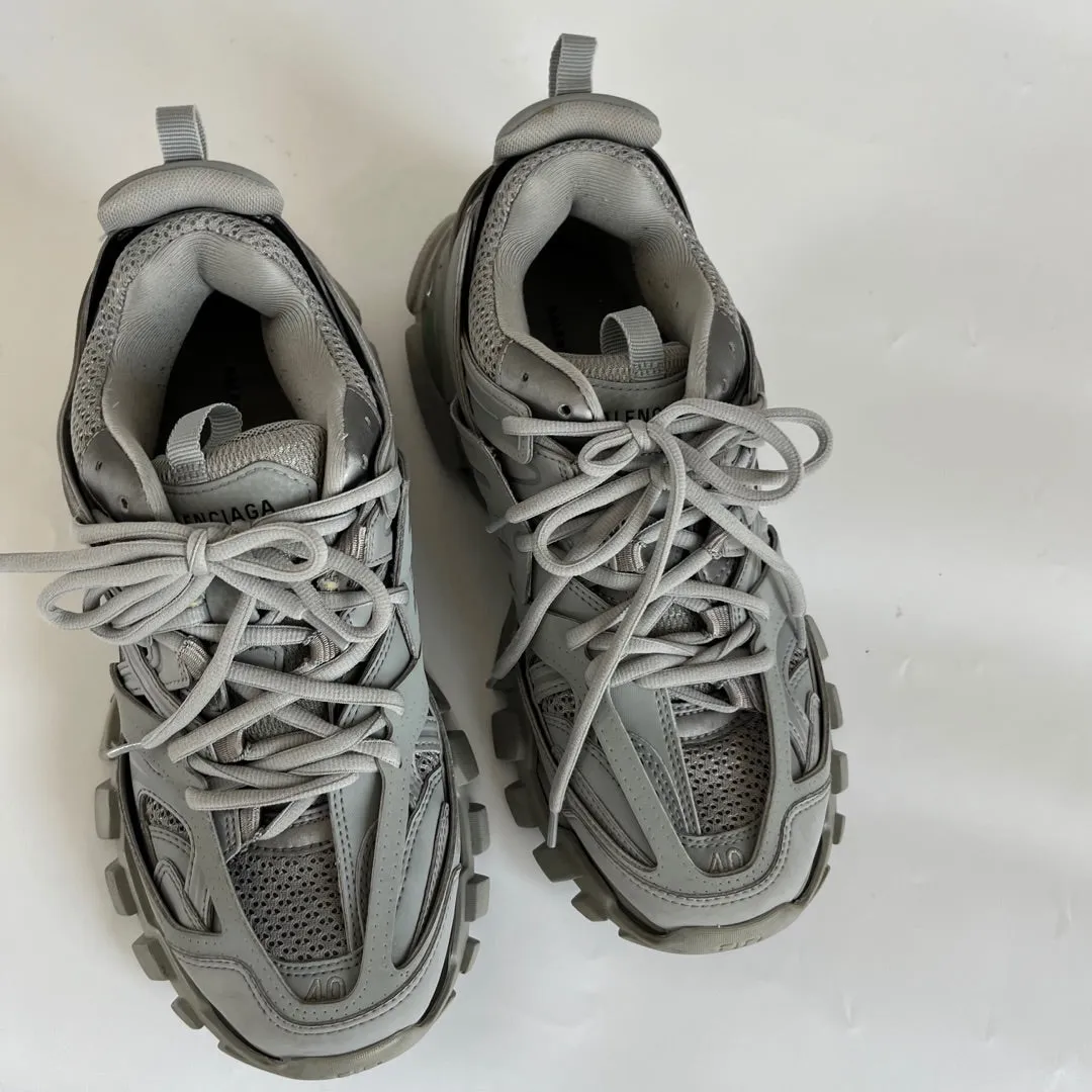 Balenciaga grey track sneakers, size 40