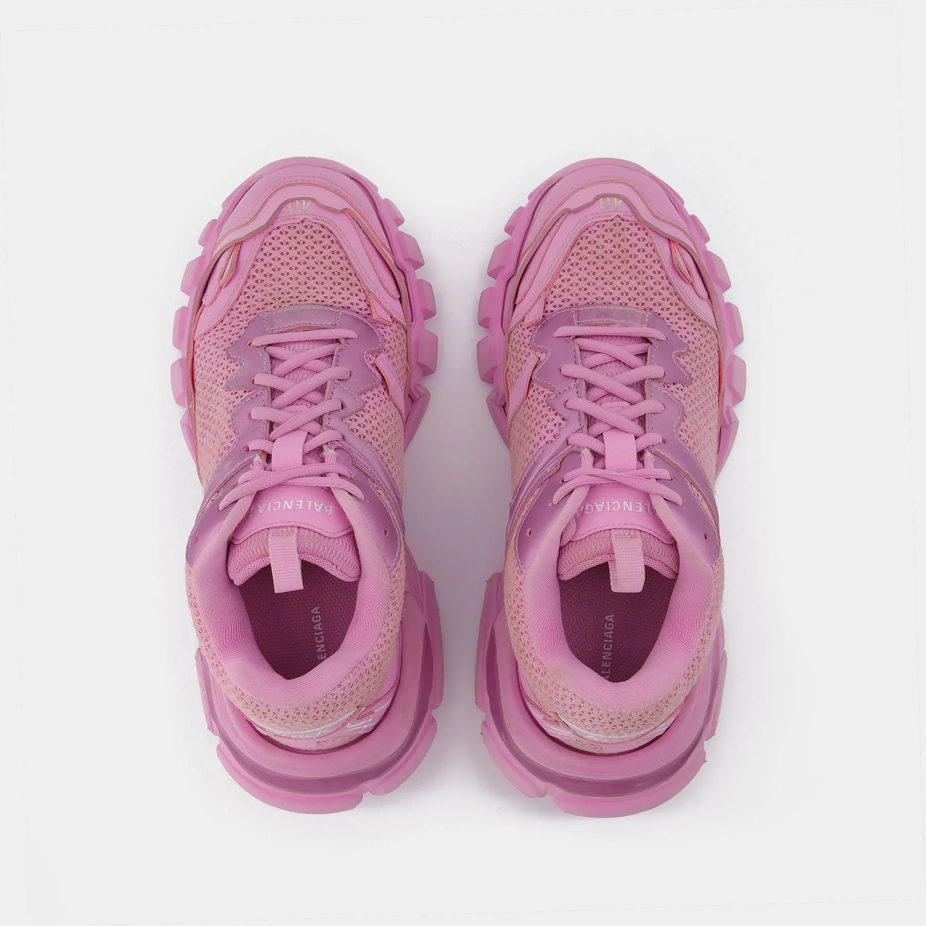 Baskets Track 3 en Rose