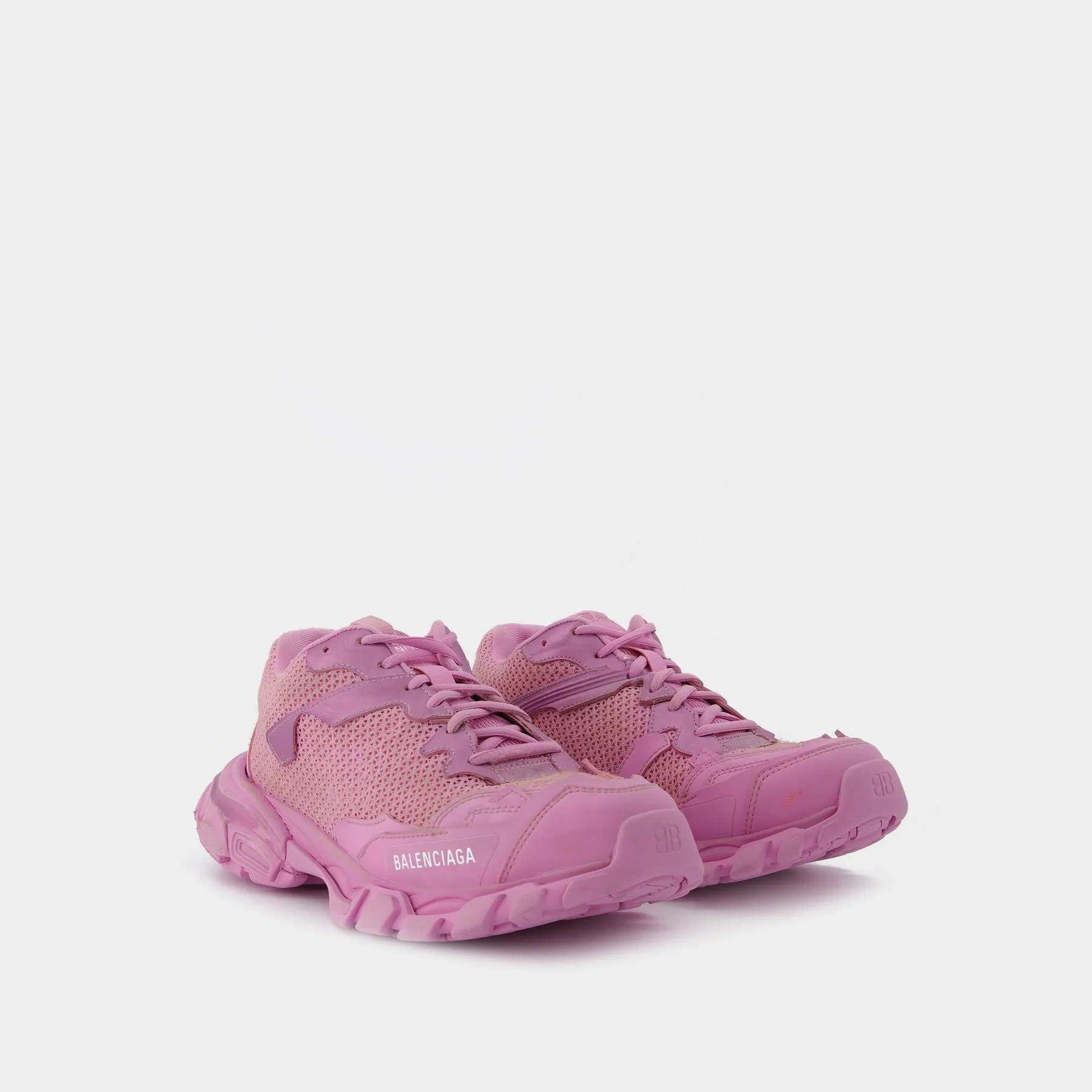 Baskets Track 3 en Rose