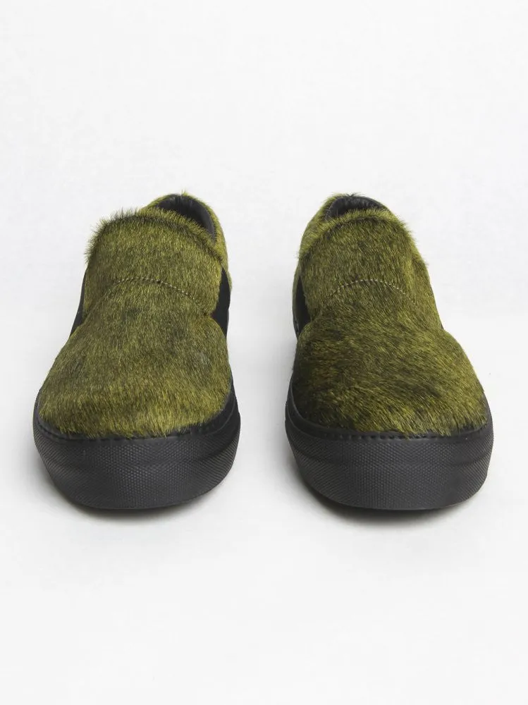 Calf-Hide Platform Slip-On (BN XII RUBBER YELLOW)