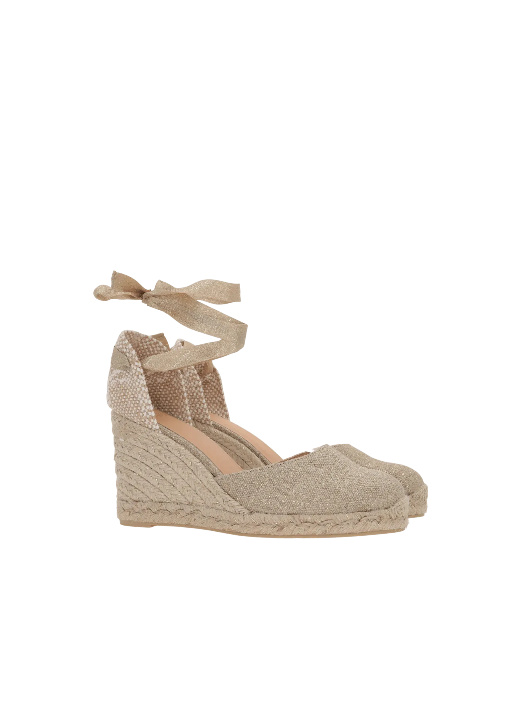 Carina Lurex Canvas Espadrilles