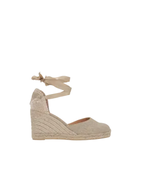 Carina Lurex Canvas Espadrilles