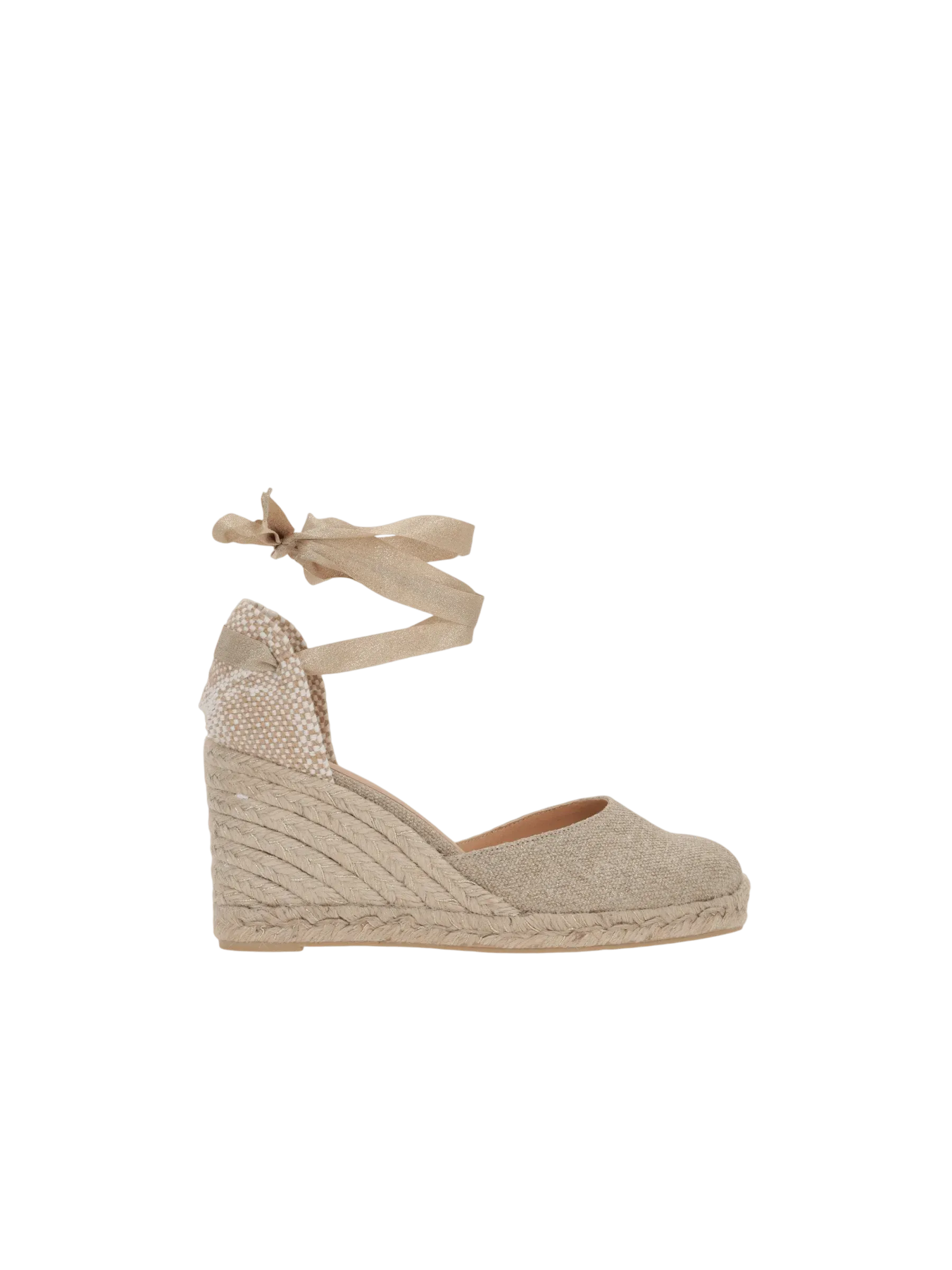 Carina Lurex Canvas Espadrilles