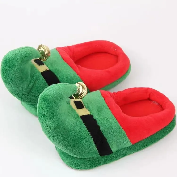 Christmas Home Cotton Slippers Couple Indoor Cotton Slippers