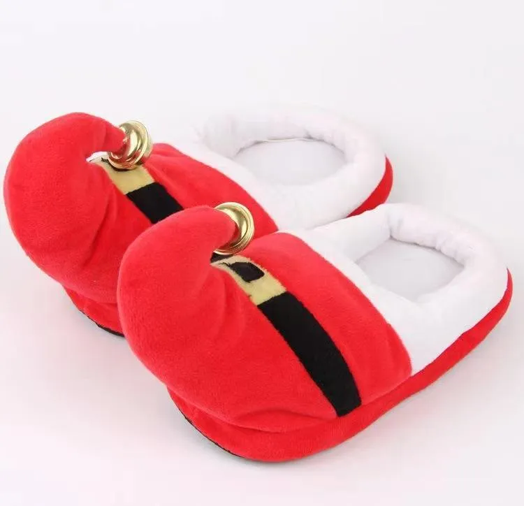 Christmas Home Cotton Slippers Couple Indoor Cotton Slippers