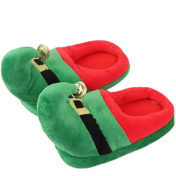 Christmas Home Cotton Slippers Couple Indoor Cotton Slippers