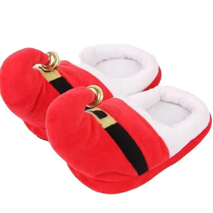 Christmas Home Cotton Slippers Couple Indoor Cotton Slippers