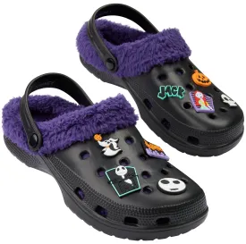 Disney Stitch Clogs Womens Winter Fleece Lining & Removable Charms