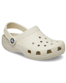 Girls Classic Clogs in Bone