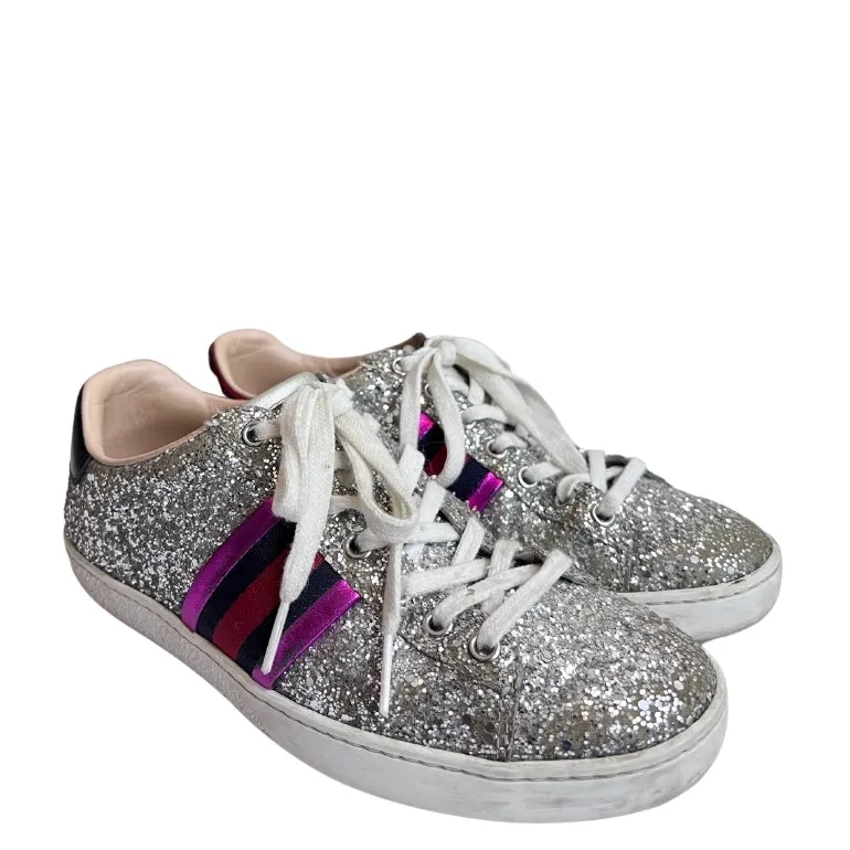 Gucci Ace GG Glitter Sneakers