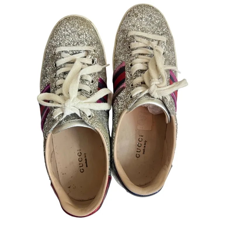 Gucci Ace GG Glitter Sneakers