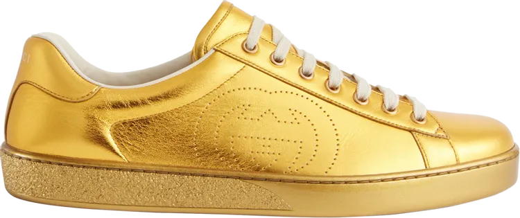 Gucci Ace Interlocking G Sneakers - Gold, gold