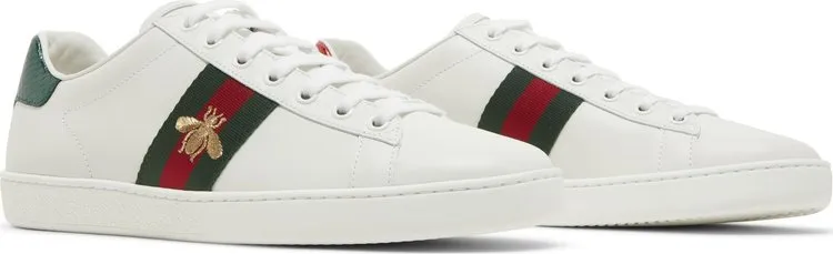 Gucci Wmns Ace Embroidered Bee sneakers, white