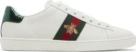 Gucci Wmns Ace Embroidered Bee sneakers, white