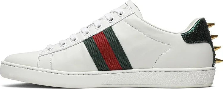 Gucci Wmns Ace Studded White Sneakers