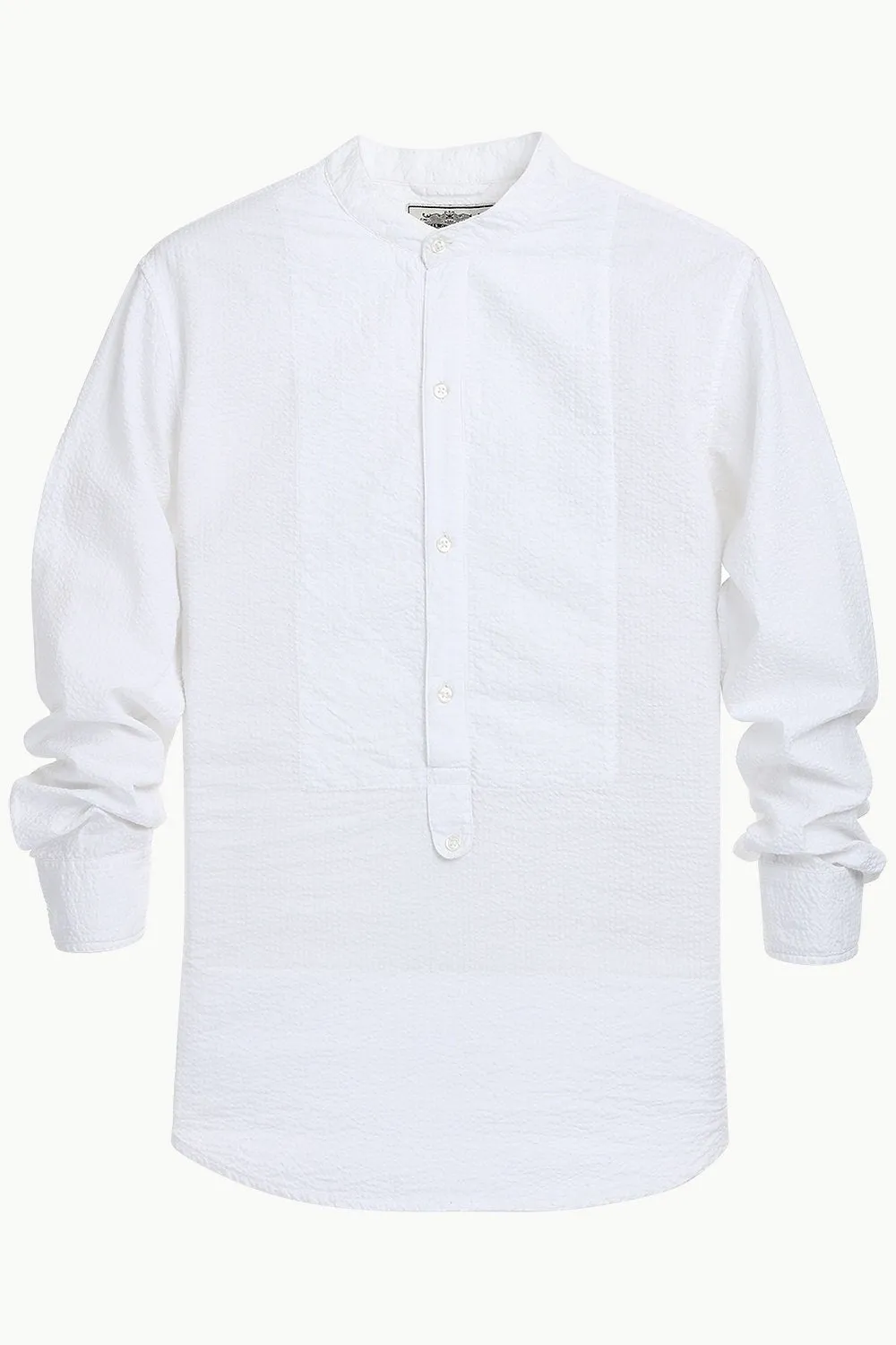 Men's Casual Seersucker Short Kurta