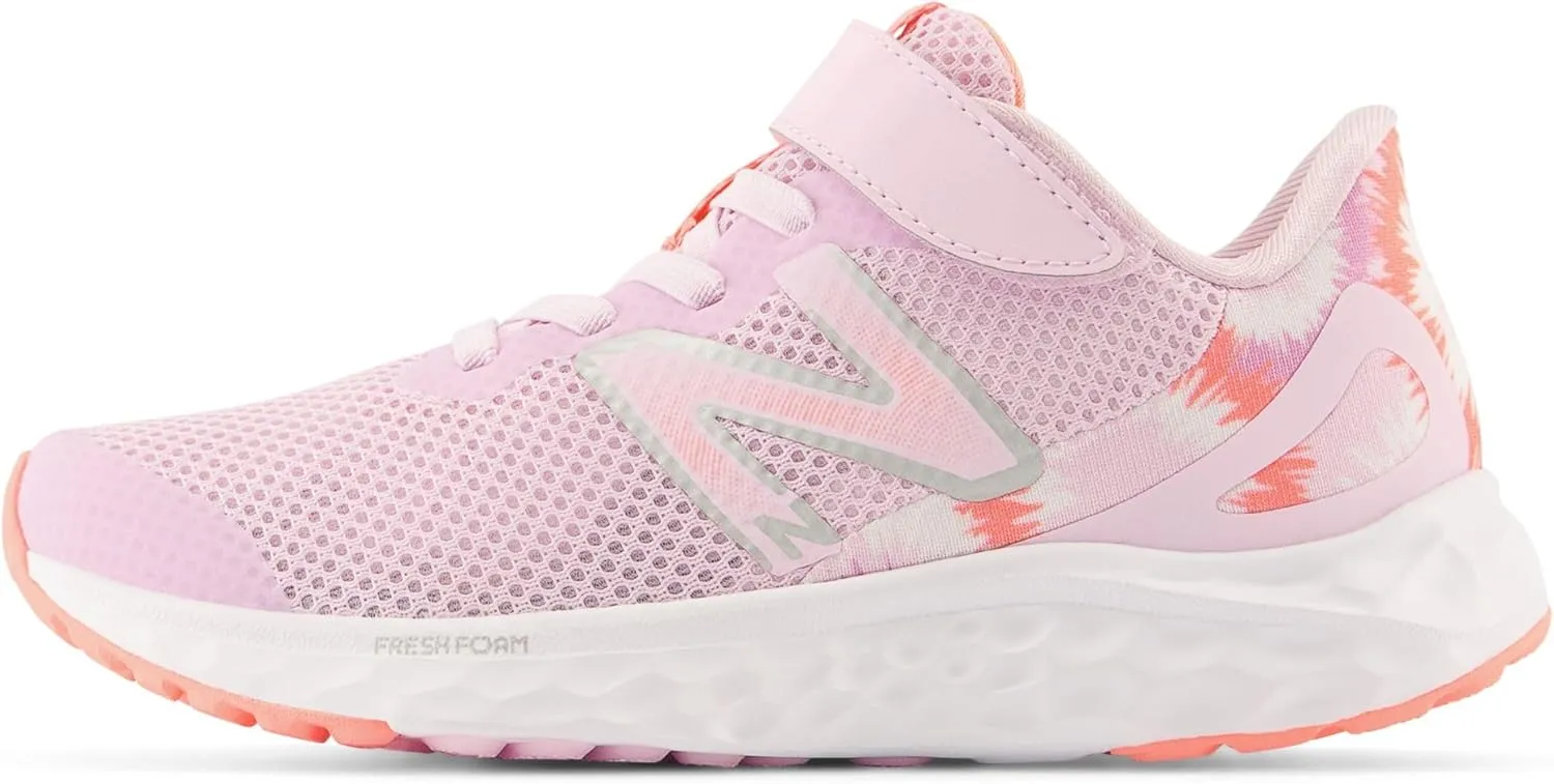 New Balance Unisex-Child Fresh Foam Arishi V4 Hook & Loop Running Shoe