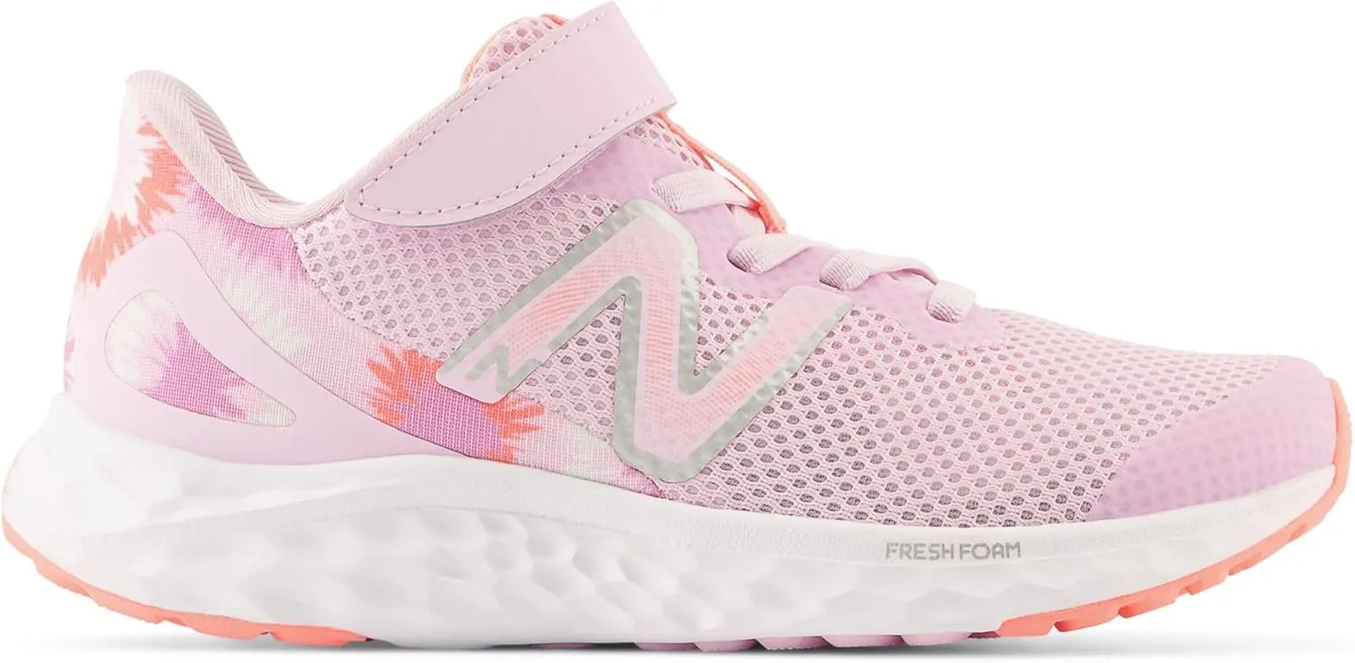 New Balance Unisex-Child Fresh Foam Arishi V4 Hook & Loop Running Shoe