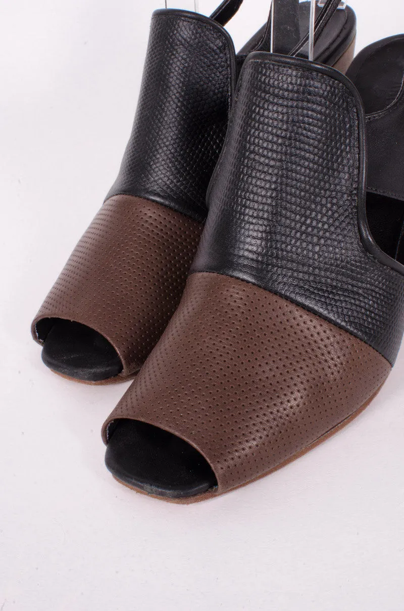 PERFORATED LEATHER SLINGBACKS