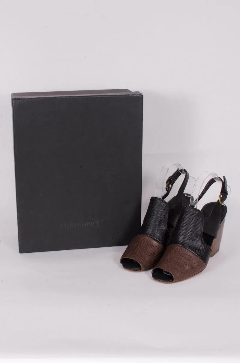 PERFORATED LEATHER SLINGBACKS