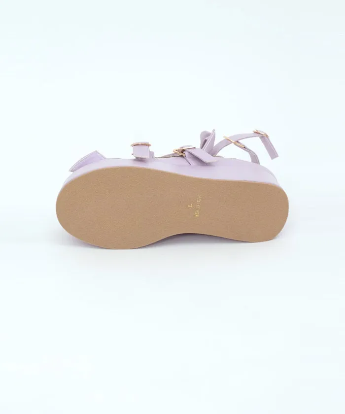 Ribbon Scallop Accent Color Shoes