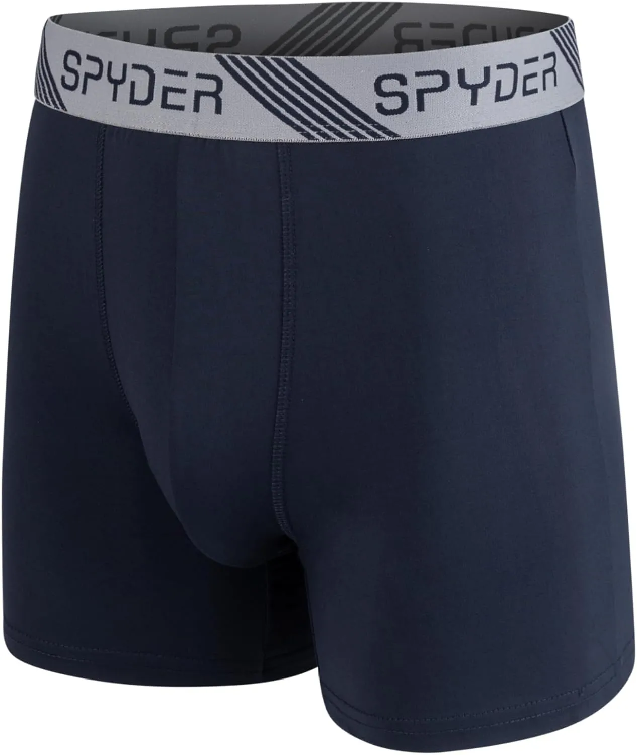 Spyder Mens Boxer Briefs 5 Pack Poly Spandex Performance Boxer Briefs Underwear