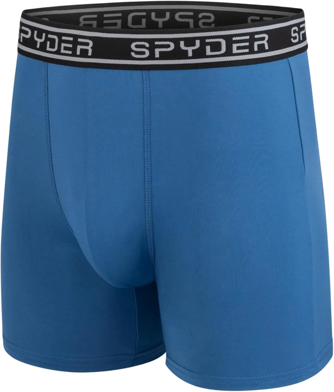 Spyder Mens Boxer Briefs 5 Pack Poly Spandex Performance Boxer Briefs Underwear