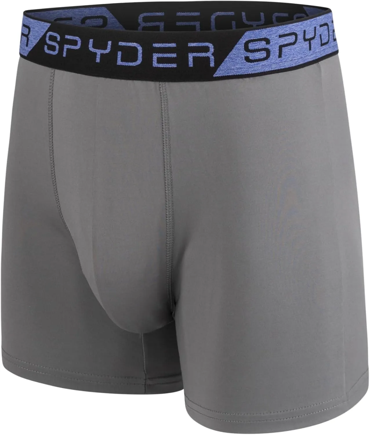 Spyder Mens Boxer Briefs 5 Pack Poly Spandex Performance Boxer Briefs Underwear
