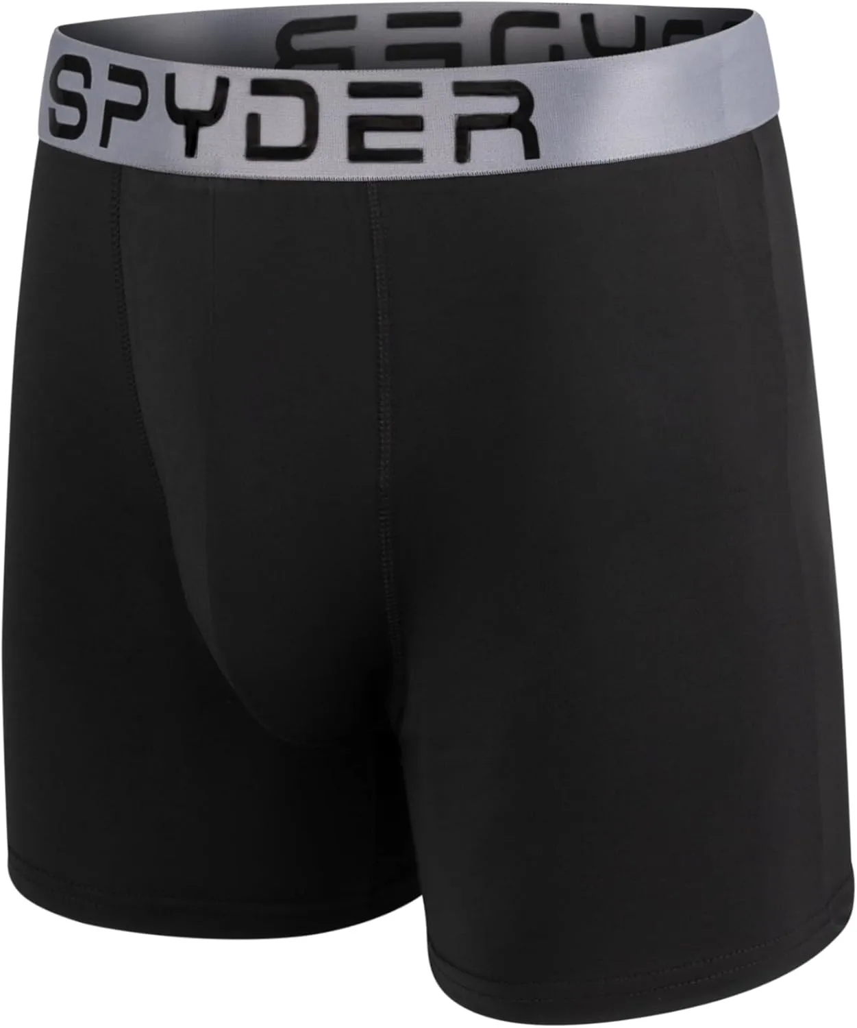 Spyder Mens Boxer Briefs 5 Pack Poly Spandex Performance Boxer Briefs Underwear