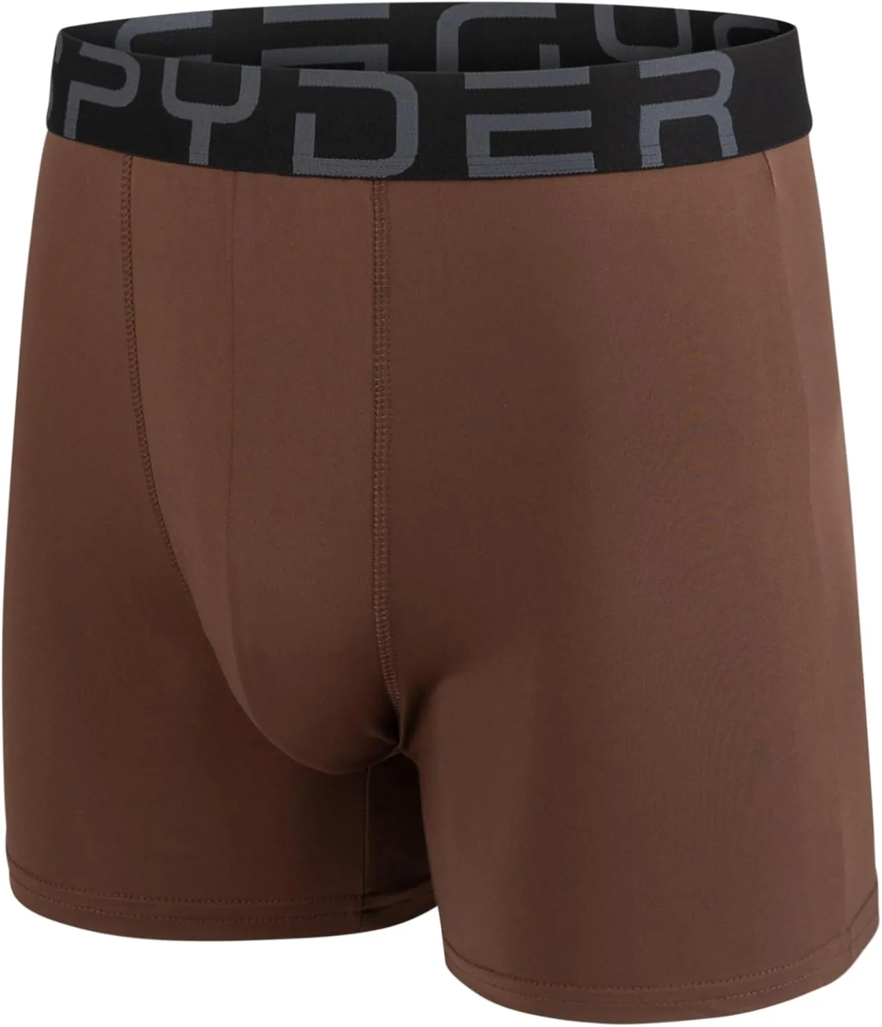 Spyder Mens Boxer Briefs 5 Pack Poly Spandex Performance Boxer Briefs Underwear
