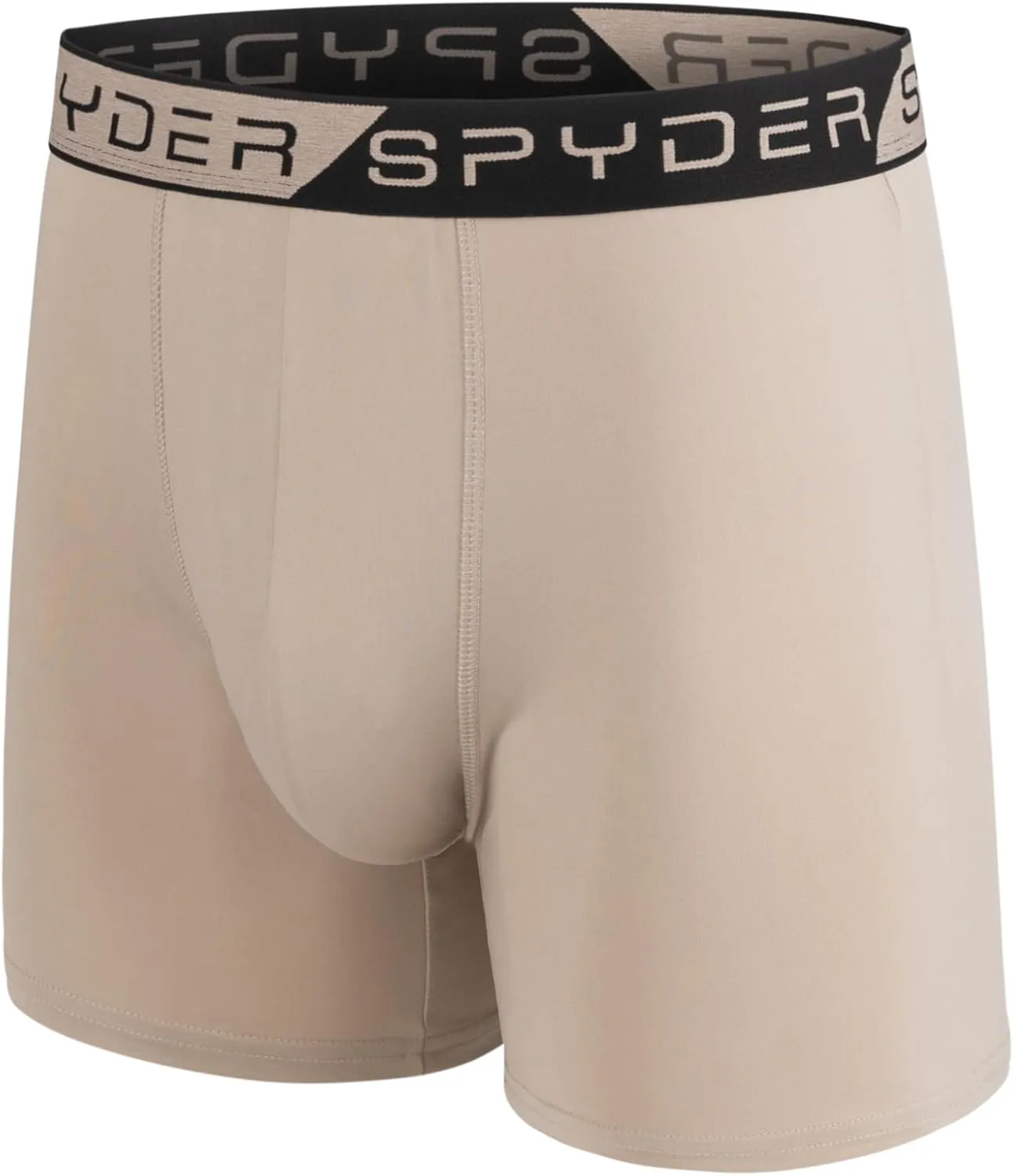 Spyder Mens Boxer Briefs 5 Pack Poly Spandex Performance Boxer Briefs Underwear