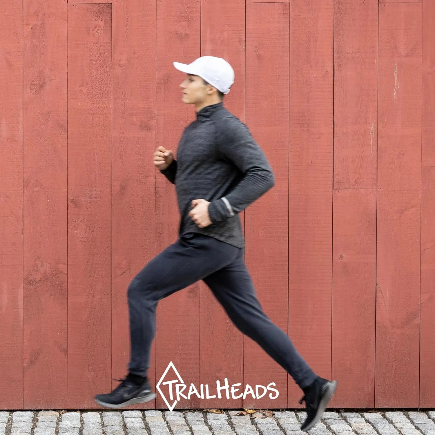 TrailHeads Men??s Running Hat with UV Protection | Quick Dry Sports Hats for Men | UPF 50 Hats | Summer Hats for Men