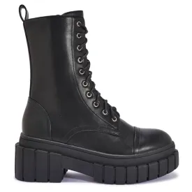 WFHONGO2 WIDE FIT EXTREME CHUNKY CLEATED LACE UP BOOT