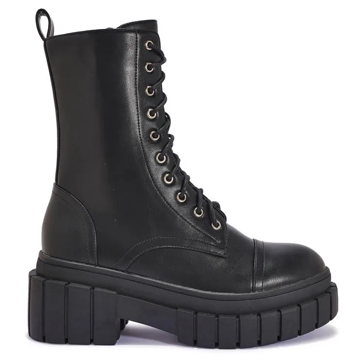 WFHONGO2 WIDE FIT EXTREME CHUNKY CLEATED LACE UP BOOT