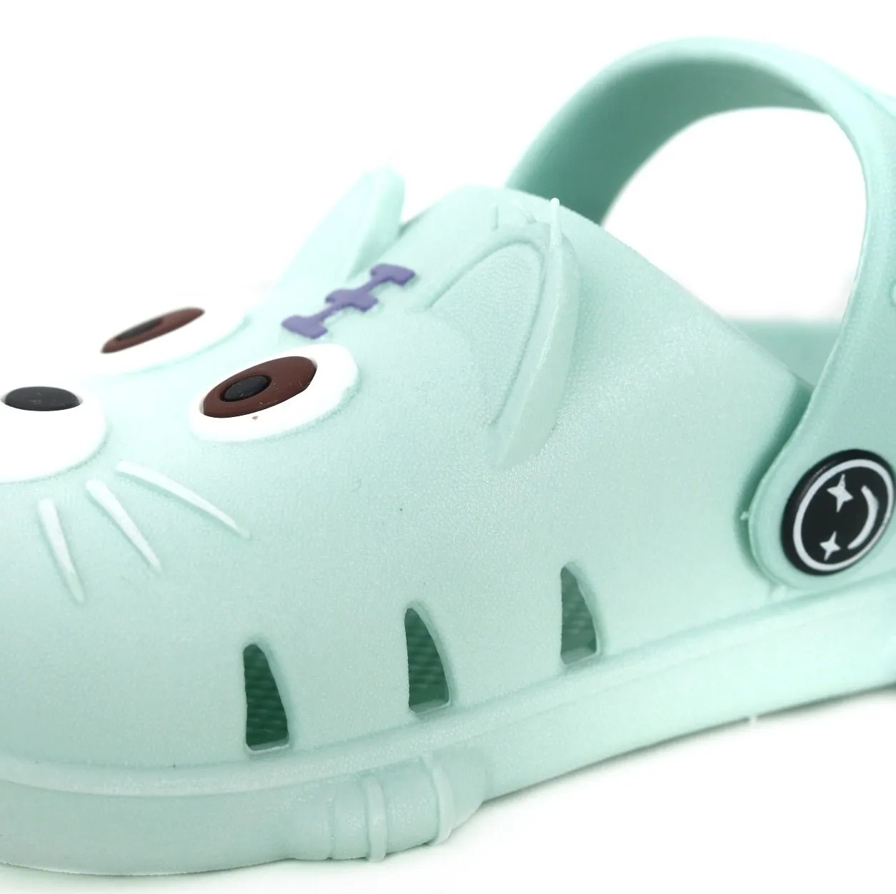 Whisker Wonders: Enchanting Mint Green Puppy Clogs for Tots