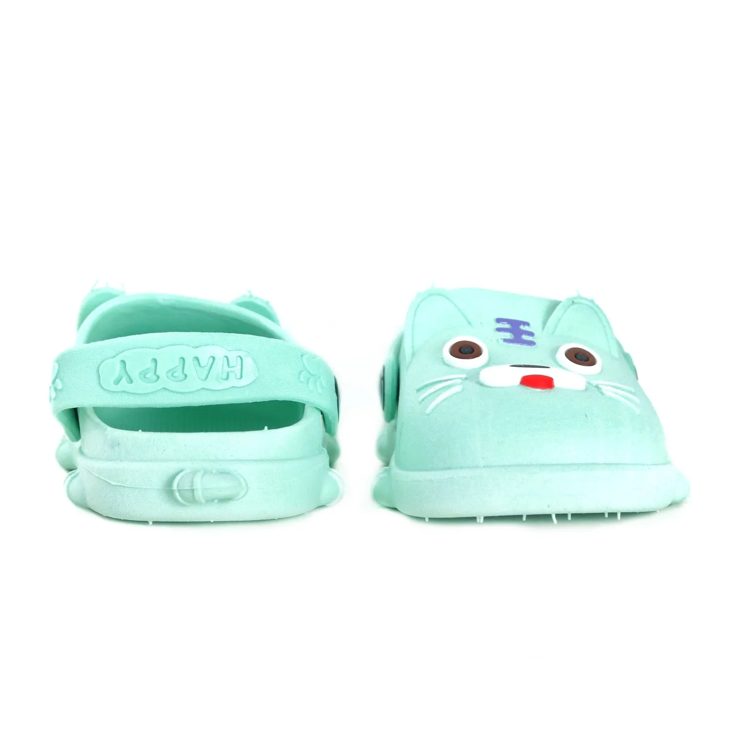 Whisker Wonders: Enchanting Mint Green Puppy Clogs for Tots